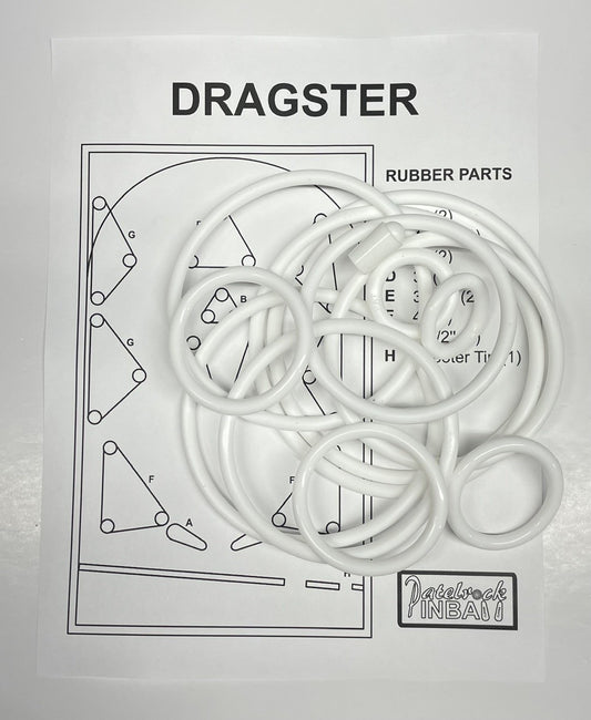 Arco Falc Dragster Pinball Machine Rubber Ring Kit