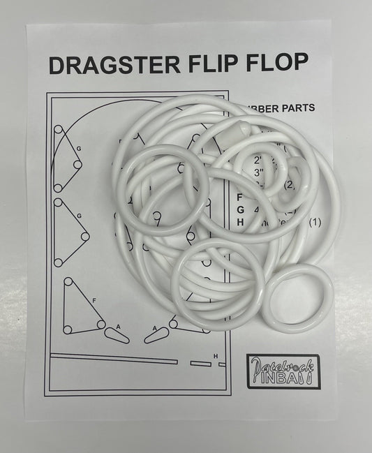 Arco Falc Dragster Flip Flop Pinball Machine Rubber Ring Kit