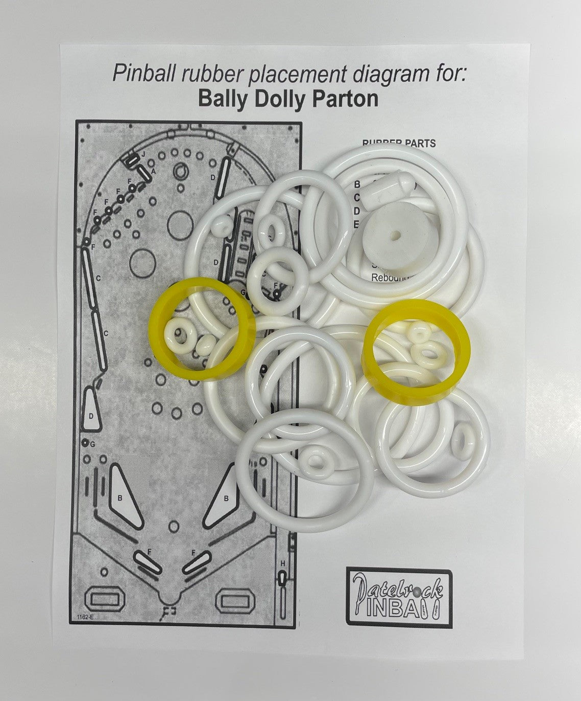 Bally Dolly Parton Pinball Machine Maintenance Kit