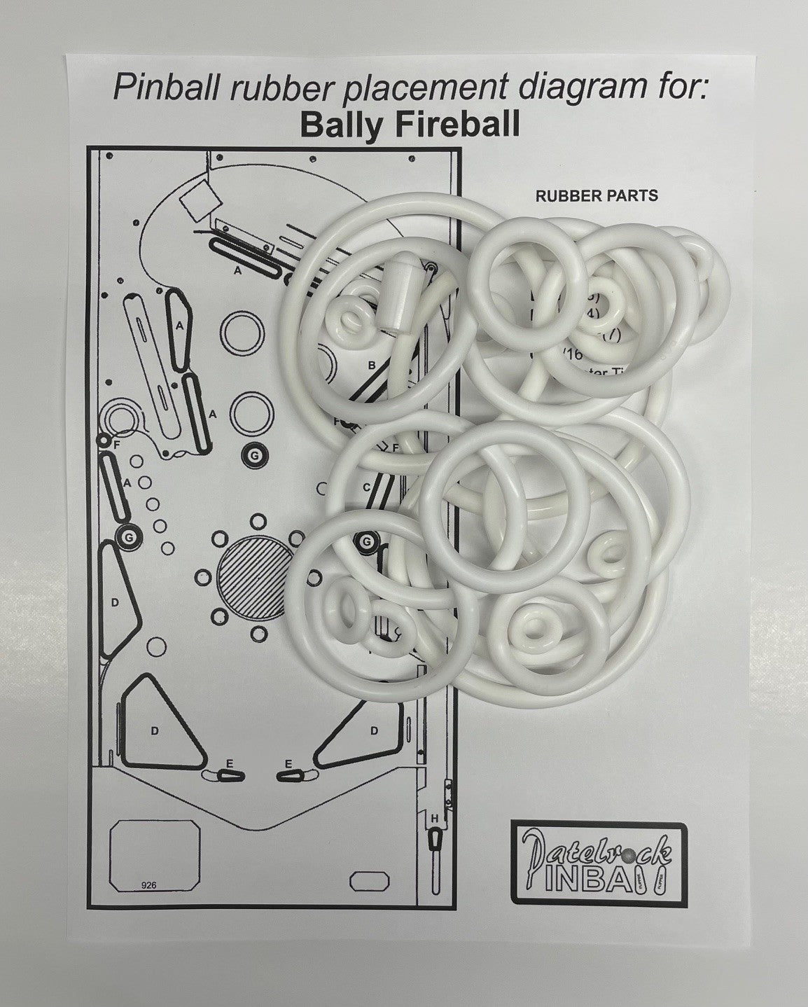 Bally Fireball | Electro-Mecanical Pinball Machine Maintenance Kit