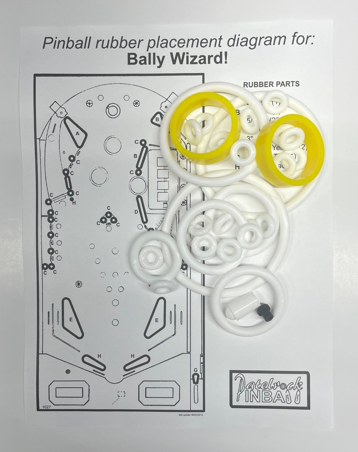 Bally Wizard! Pinball Machine Maintenance Kit