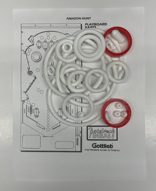 Gottlieb Amazon Hunt II Pinball Machine Maintenance Kit