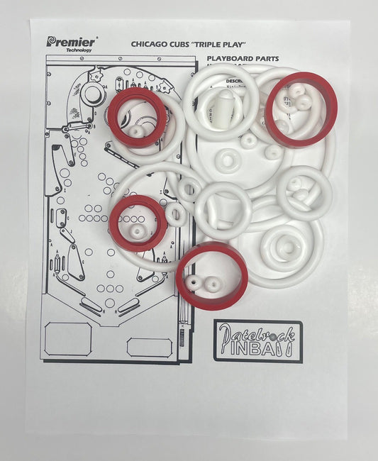 Gottlieb Chicago Cubs Triple Play Pinball Machine Maintenance Kit