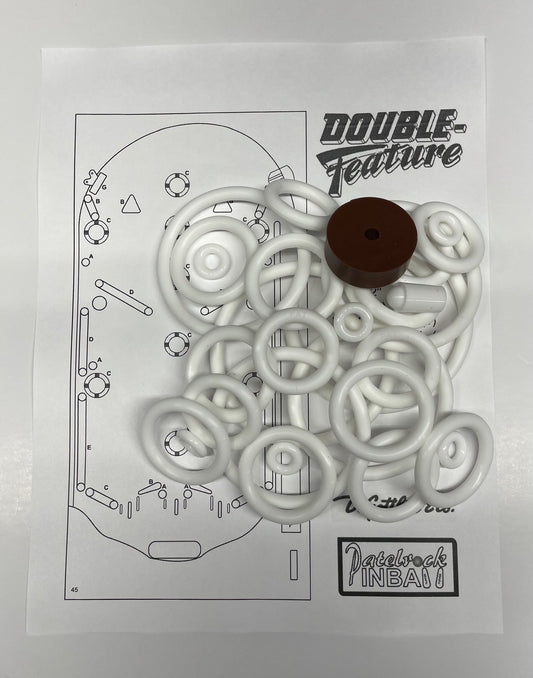 Gottlieb Double-Feature Pinball Machine Rubber Ring Kit