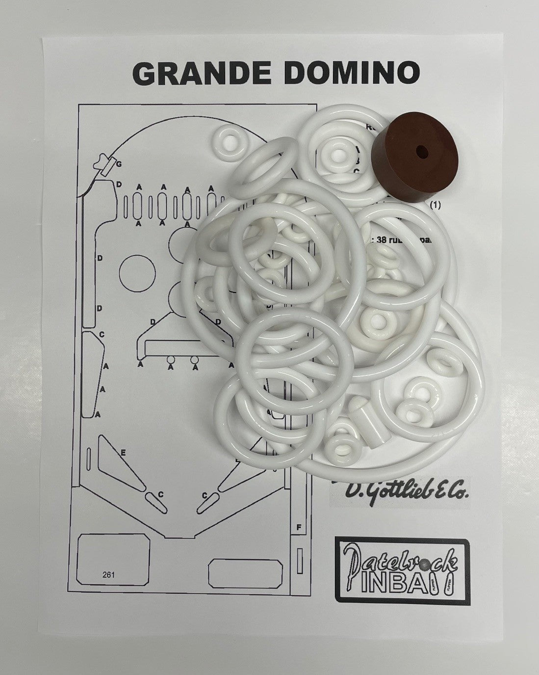 Gottlieb Grande Domino Pinball Machine Maintenance Kit