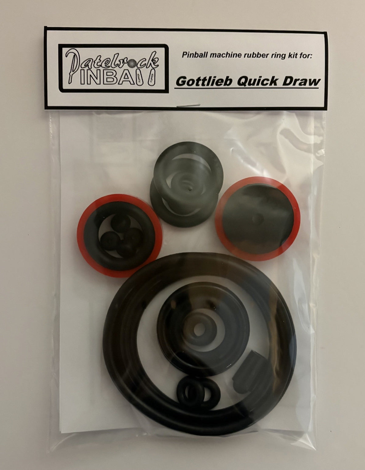 Gottlieb Quick Draw Pinball Machine Rubber Ring Kit