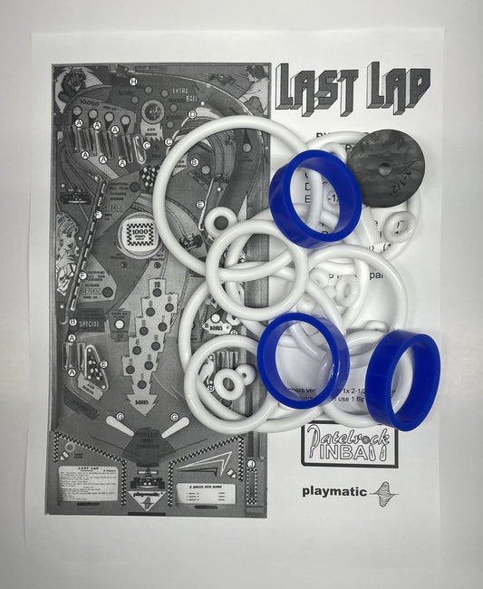Playmatic Last Lap | 3 Flippers Version Pinball Machine Rubber Ring Kit
