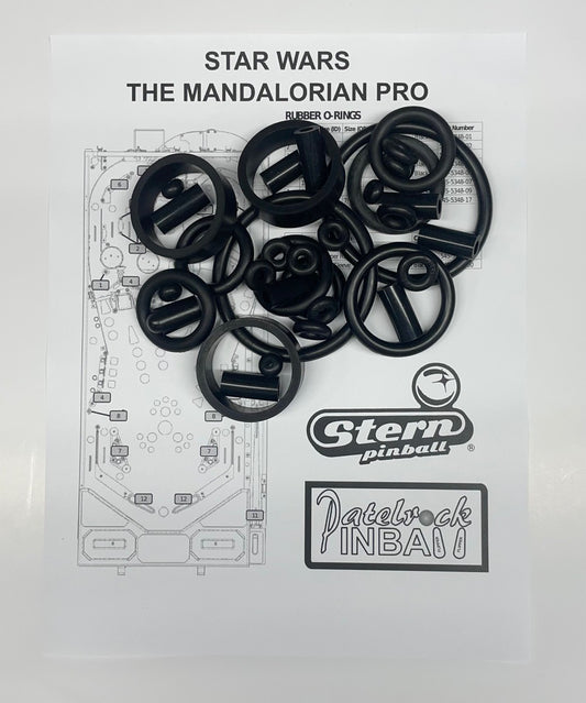 Stern Star Wars: The Mandalorian Pro Pinball Machine Rubber Ring Kit