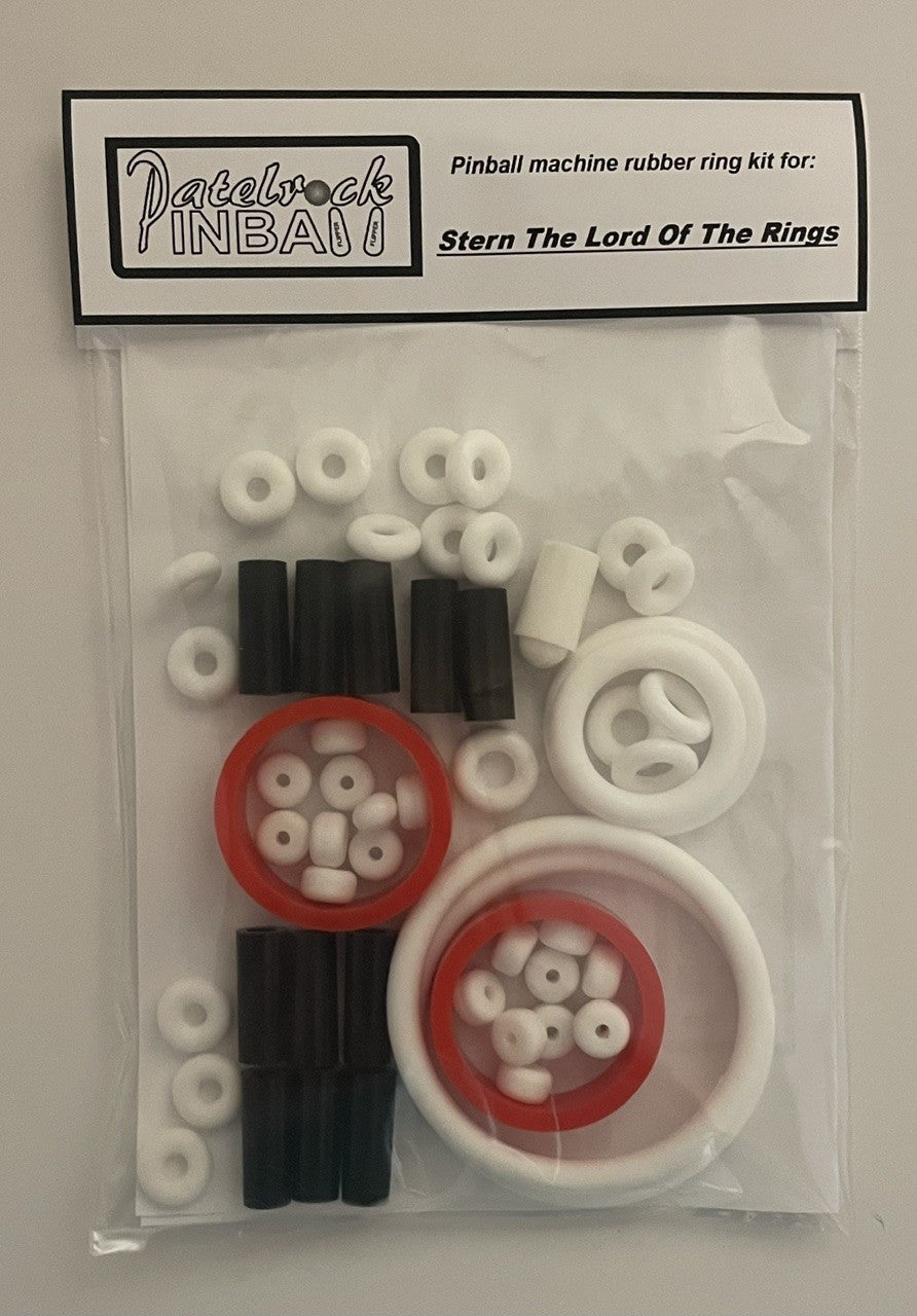 Stern The Lord of the Rings Pinball Machine Rubber Ring Kit