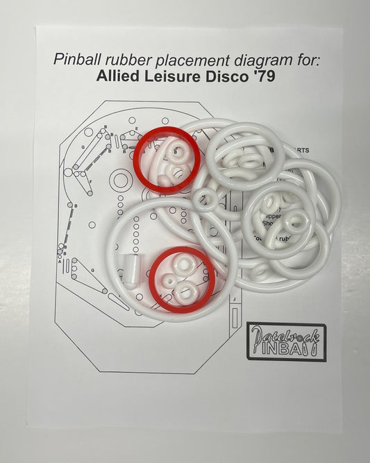 Allied's Leisure Disco '79 Pinball Machine Maintenance Kit