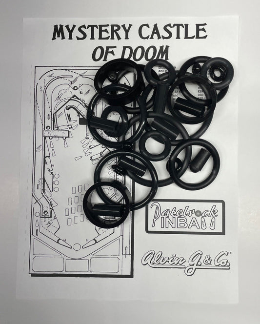 Alvin G.&Co Mystery Castle of Doom Pinball Machine Rubber Ring Kit