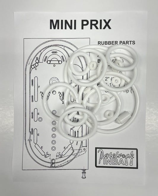 ASSA Mini Prix Pinball Machine Rubber Ring Kit