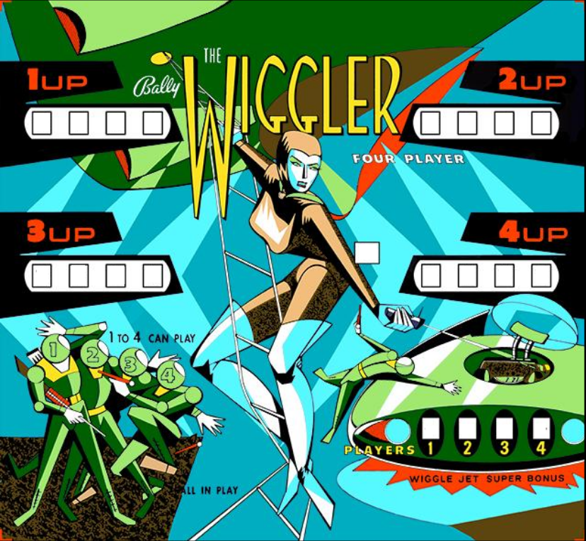 Bally The Wiggler Pinball Machine LED Conversion Kit
