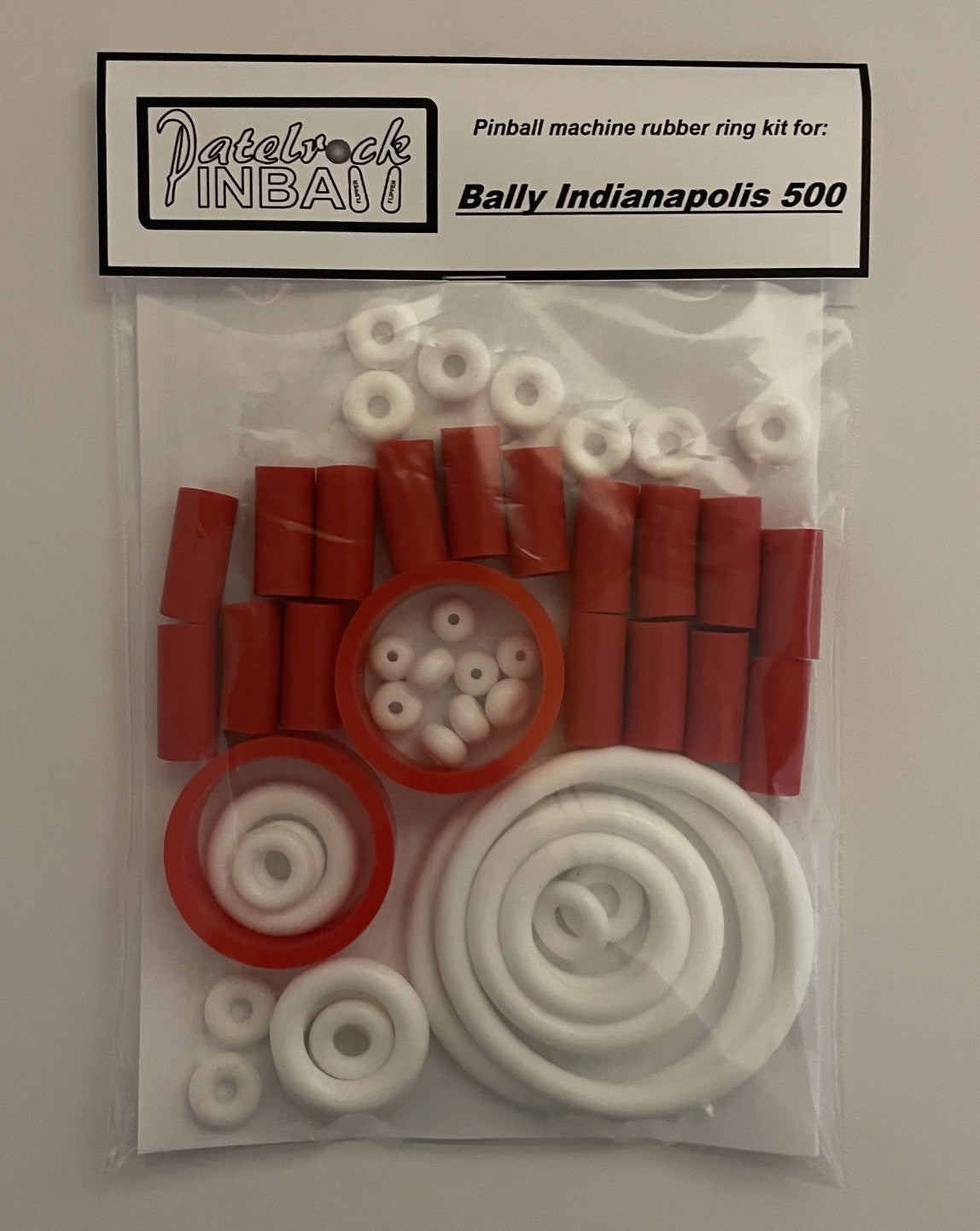 Bally Indianapolis 500 Pinball Machine Rubber Ring Kit