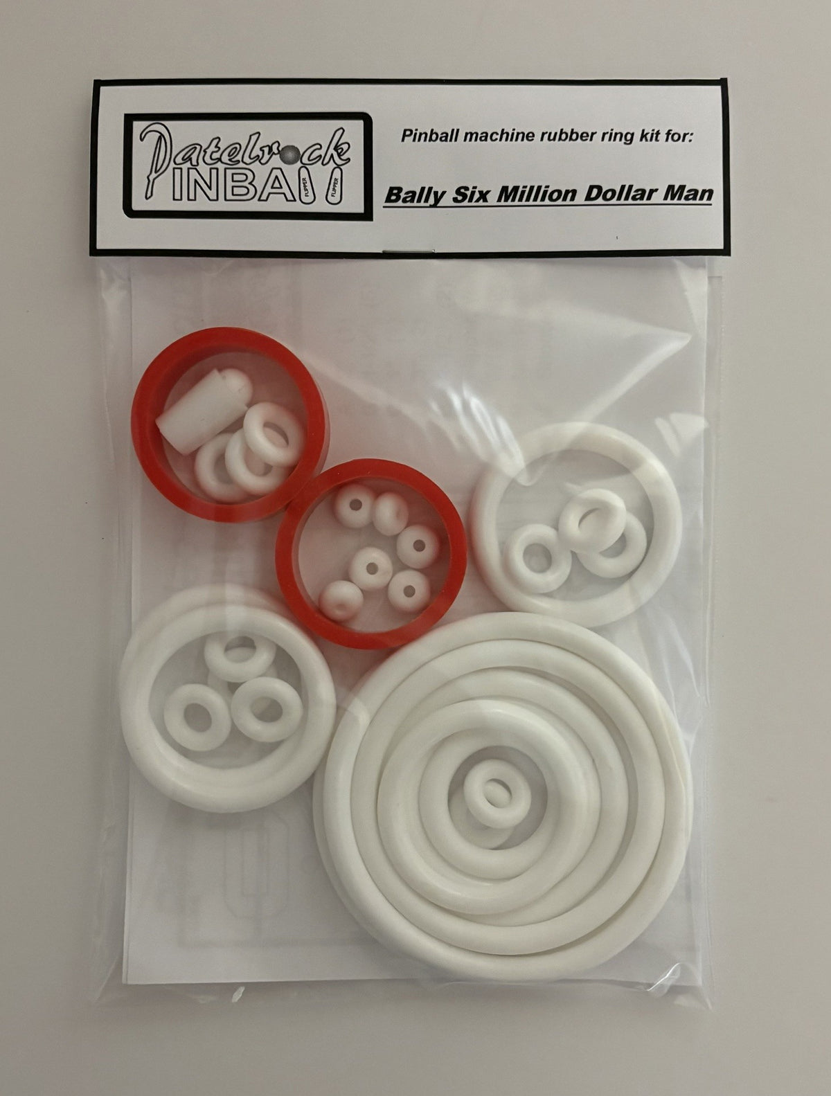Bally The Six Million Dollar Man Pinball Machine Rubber Ring Kit
