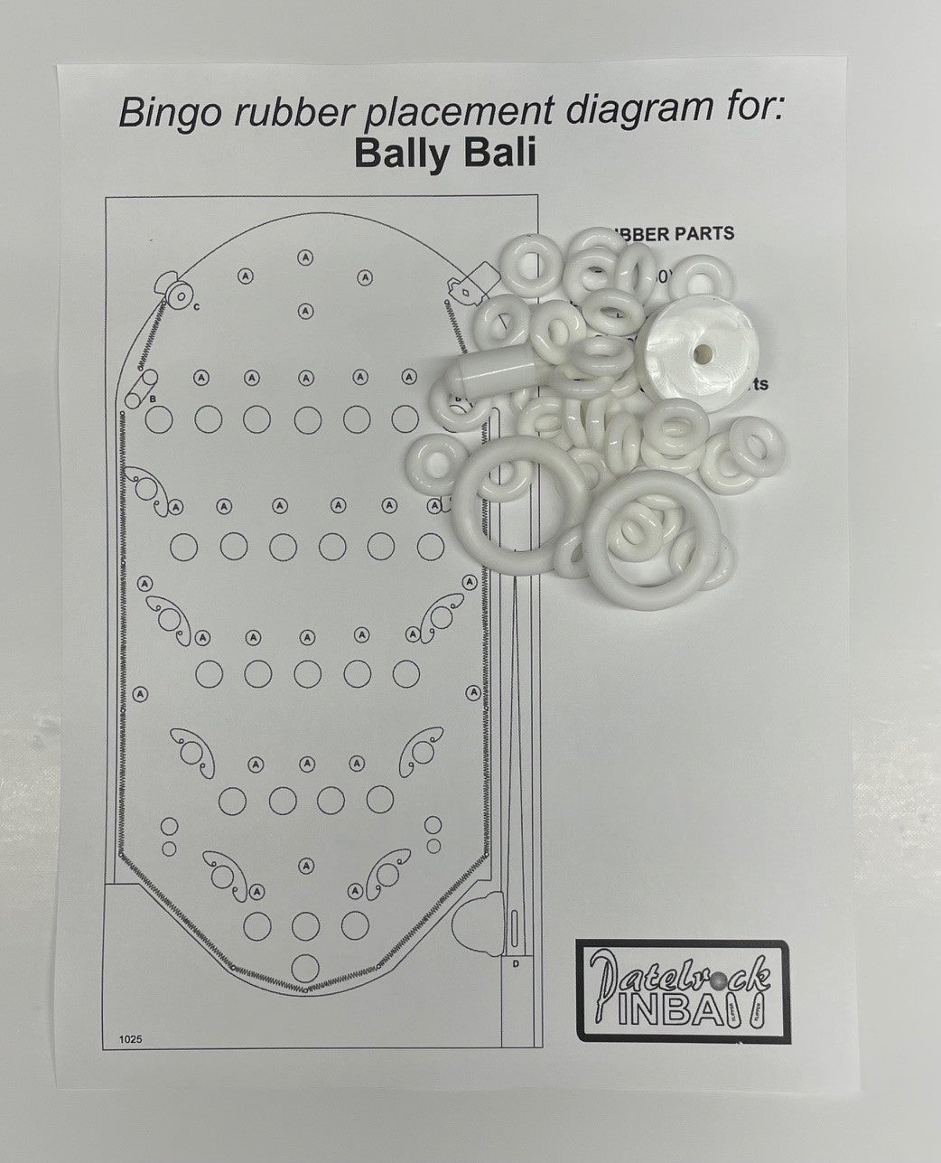 Bally Bali Bingo Machine Rubber Ring Kit