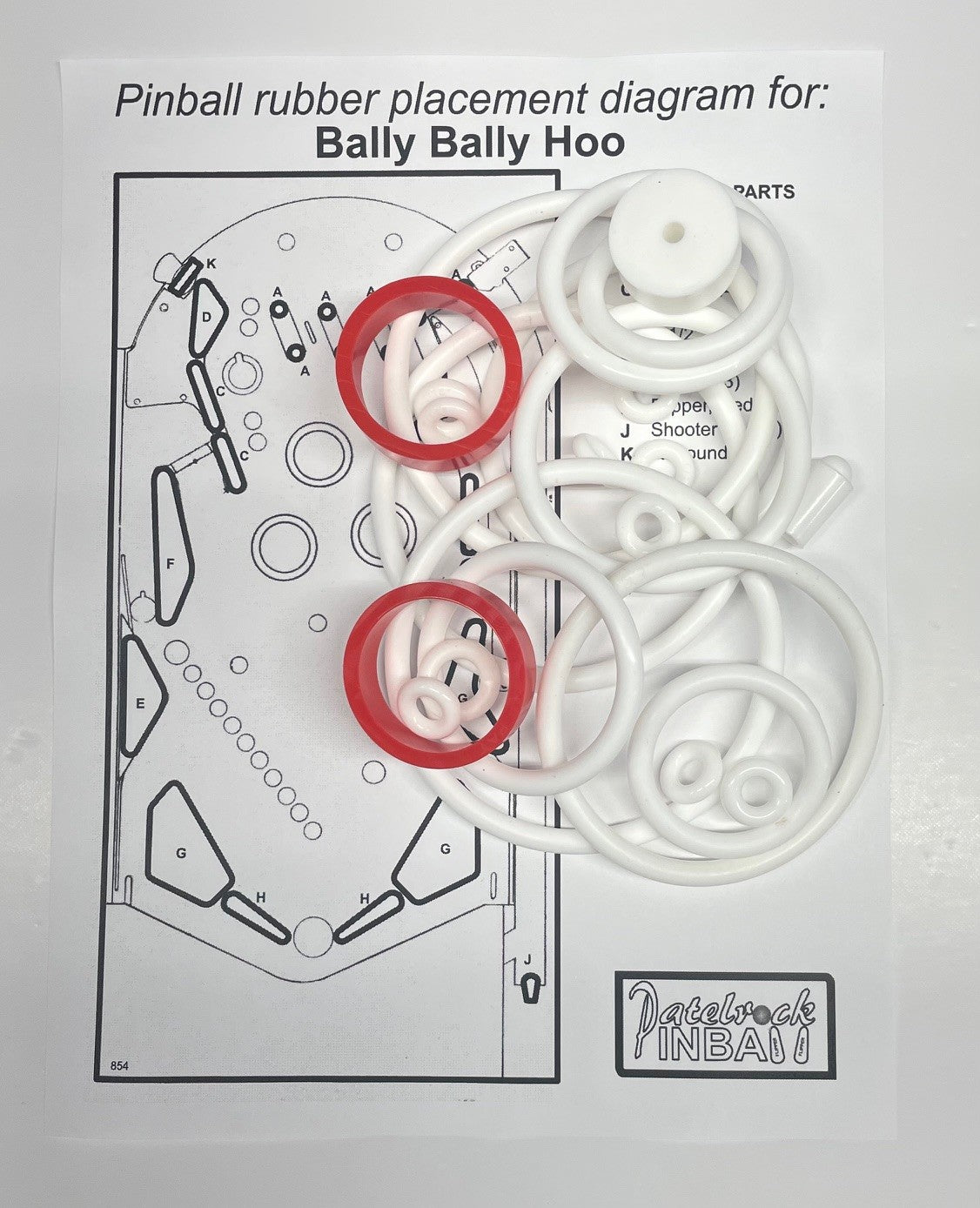 Bally Bally Hoo Pinball Machine Maintenance Kit