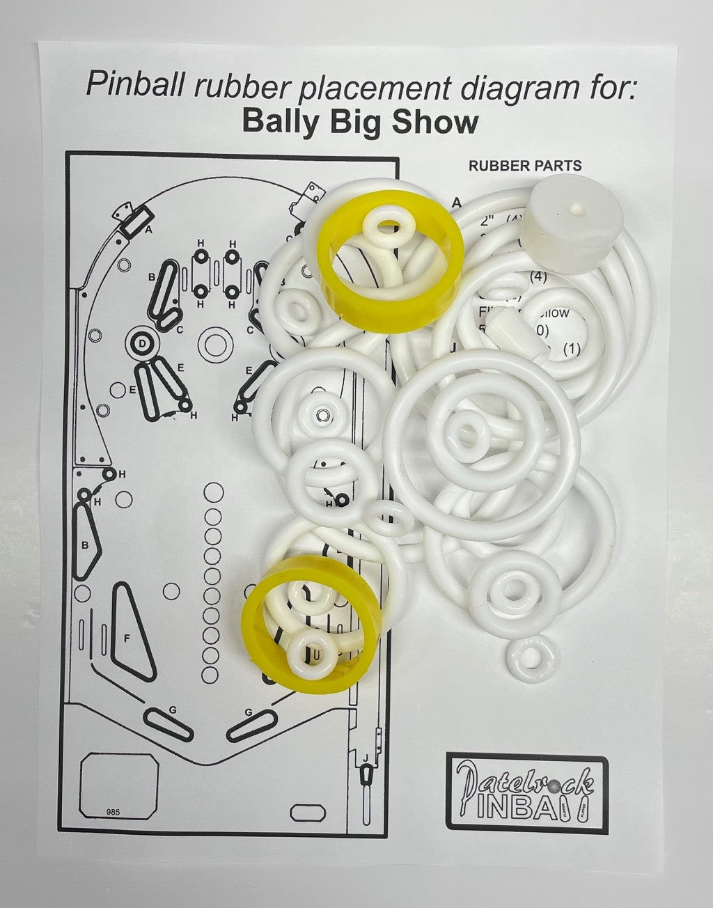 Bally Big Show Pinball Machine Maintenance Kit