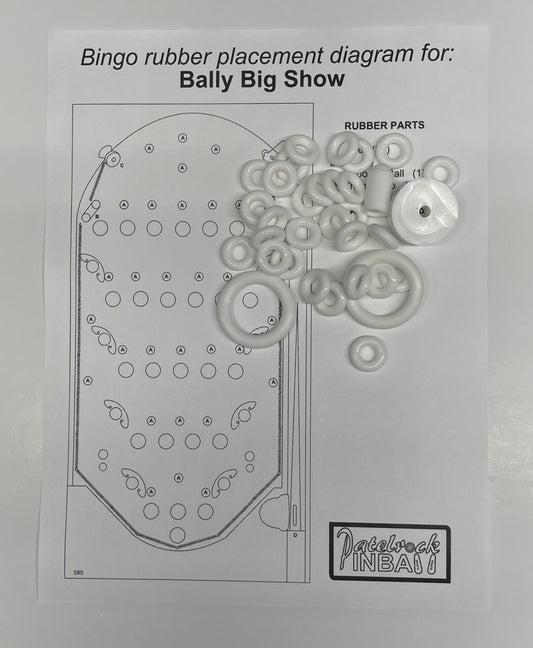 Bally Big Show Bingo Machine Maintenance Kit