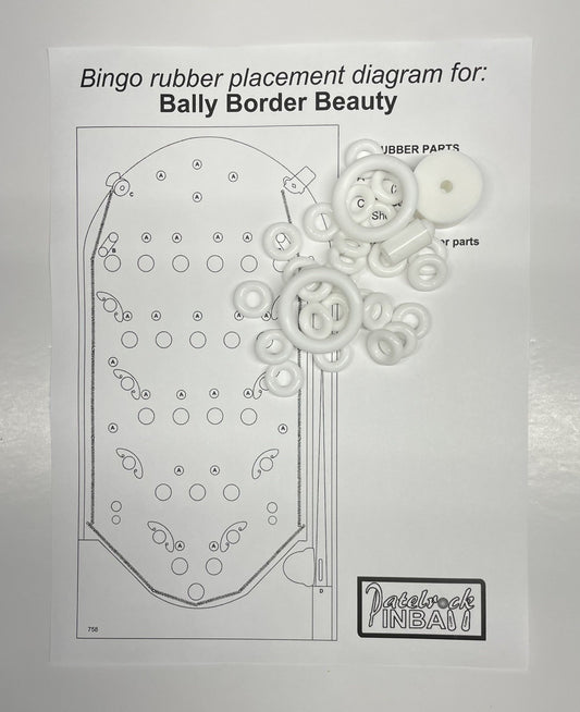 Bally Border Beauty Bingo Machine Rubber Ring Kit
