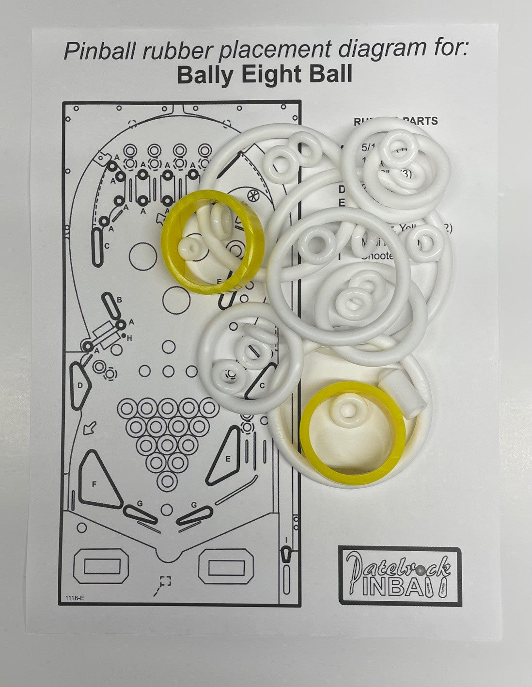 Bally Eight Ball Pinball Machine Maintenance Kit