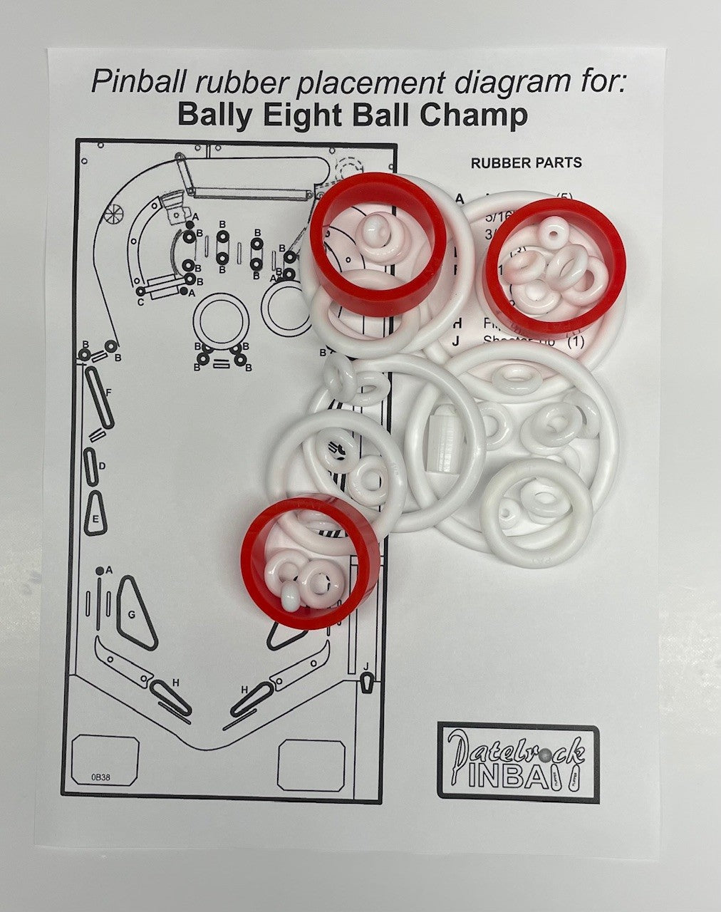 Bally Eight Ball Champ Pinball Machine Maintenance Kit