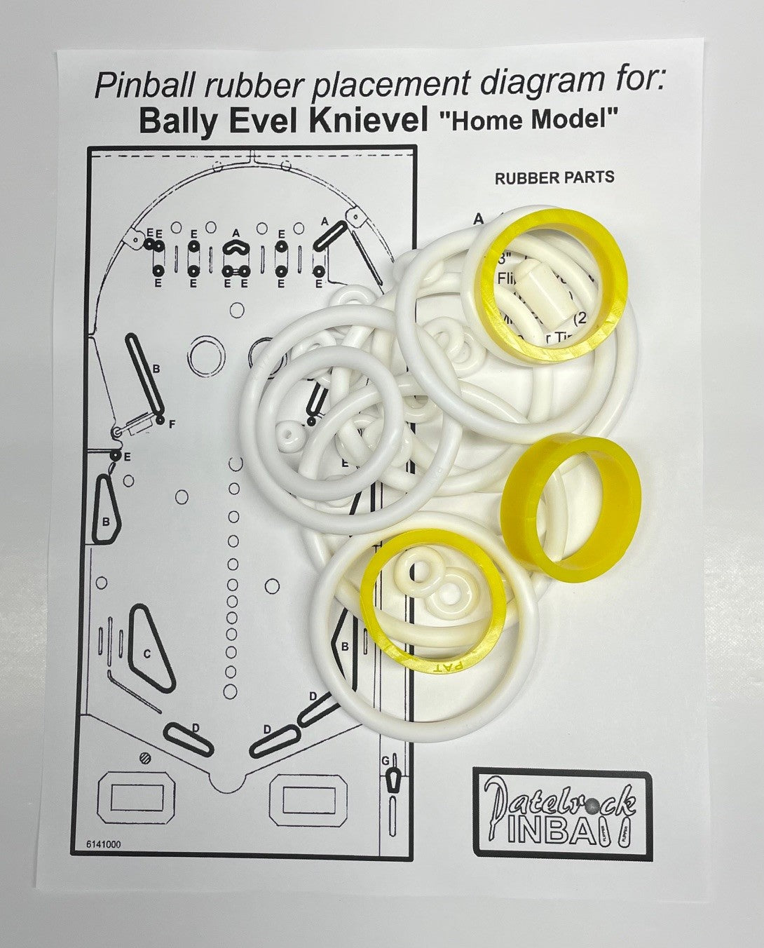Bally Evel Knielvel (Home) Pinball Machine Maintenance Kit