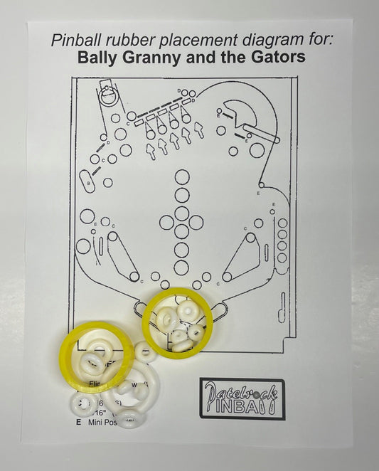 Bally Granny and the Gators Pinball Machine Maintenance Kit