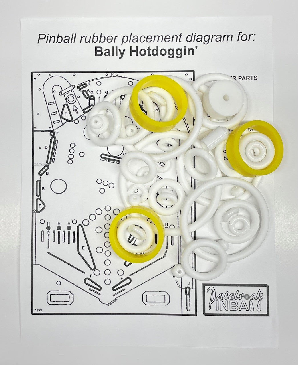 Bally Hot Doggin' Pinball Machine Maintenance Kit