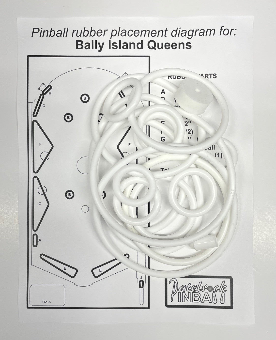 Bally Island Queens Pinball Machine Maintenance Kit