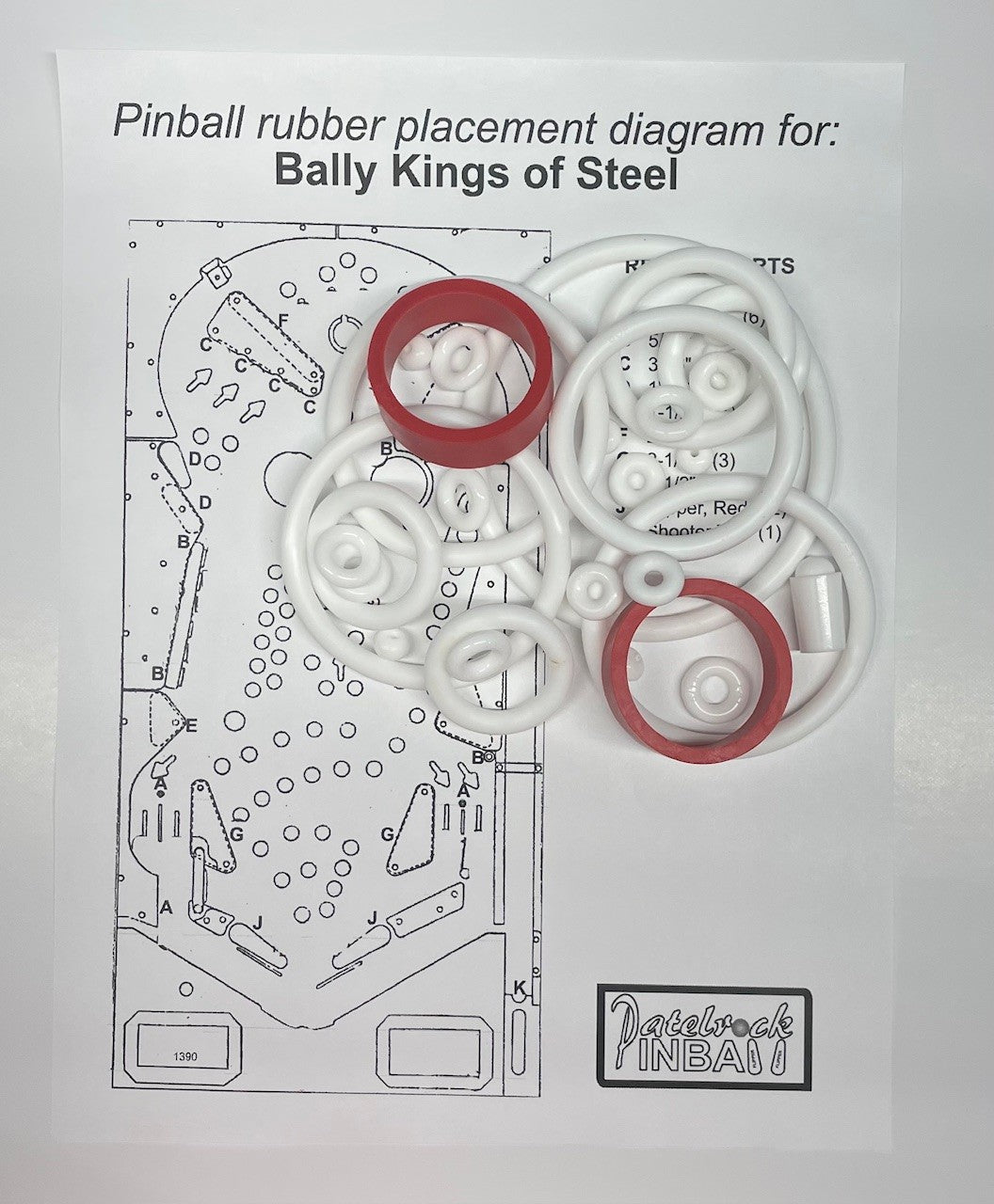 Bally Kings of Steel Pinball Machine Maintenance Kit