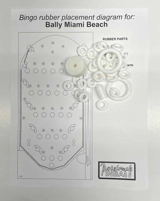 Bally Miami Beach Bingo Machine Maintenance Kit