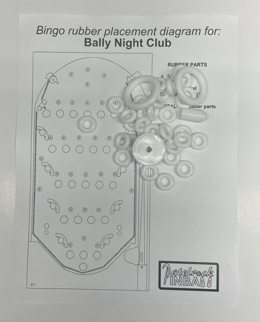 Bally Night Club Bingo Machine Maintenance Kit