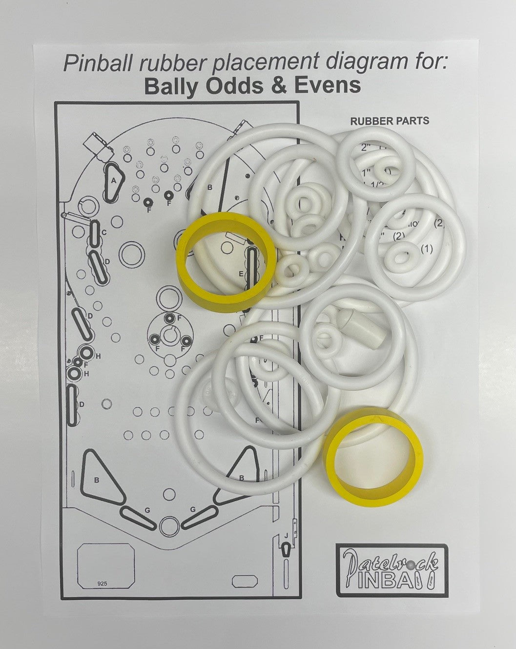 Bally Odds & Evens Pinball Machine Maintenance Kit