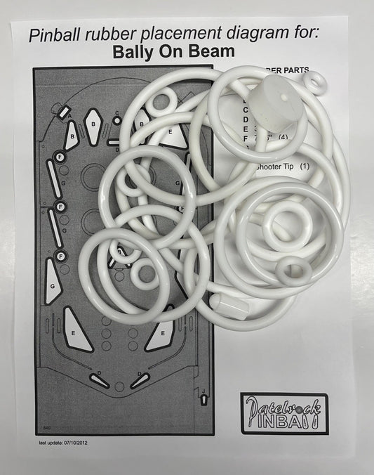Bally On Beam Pinball Machine Maintenance Kit