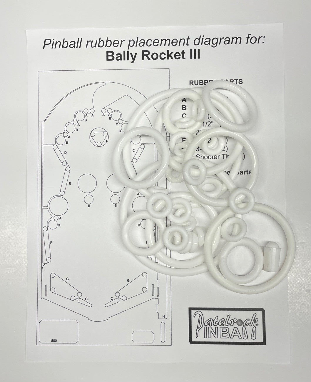 Bally Rocket III Pinball Machine Maintenance Kit
