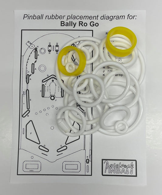 Bally Ro Go Machine Rubber Ring Kit