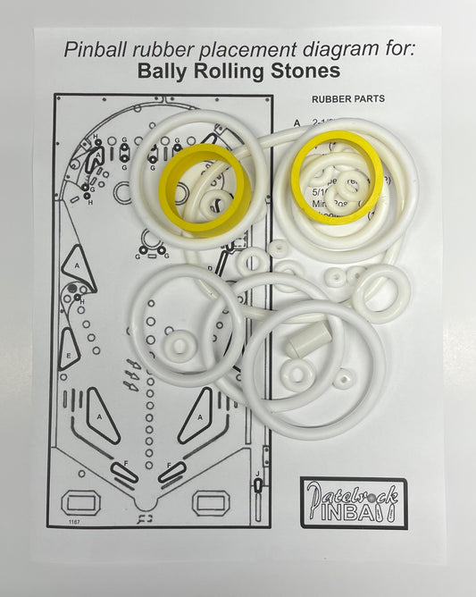 Bally Rolling Stones Pinball Machine Maintenance Kit