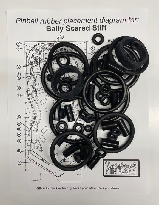 Bally Scared Stiff Pinball Machine Maintenance Kit