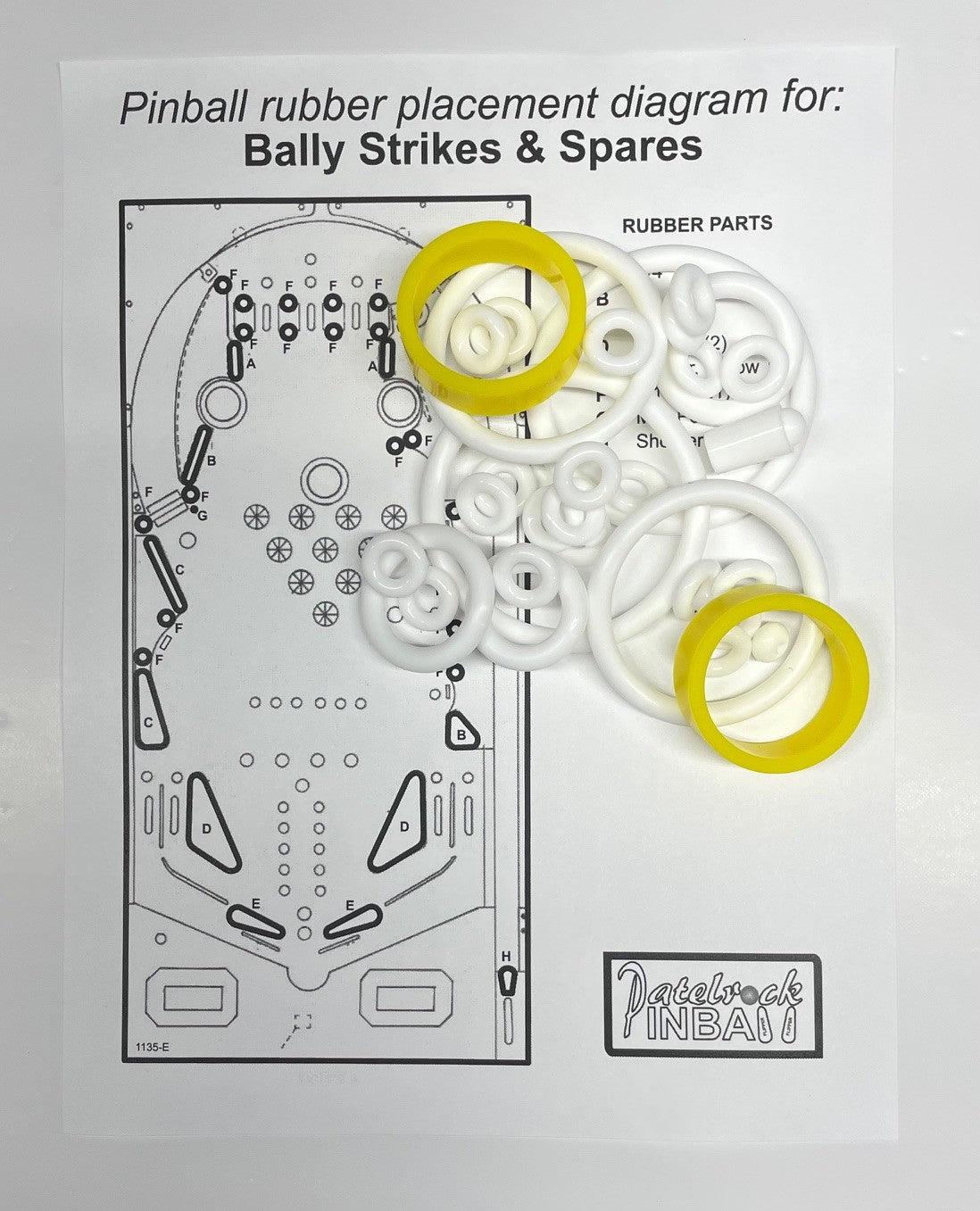 Bally Strikes and Spares Pinball Machine Maintenance Kit