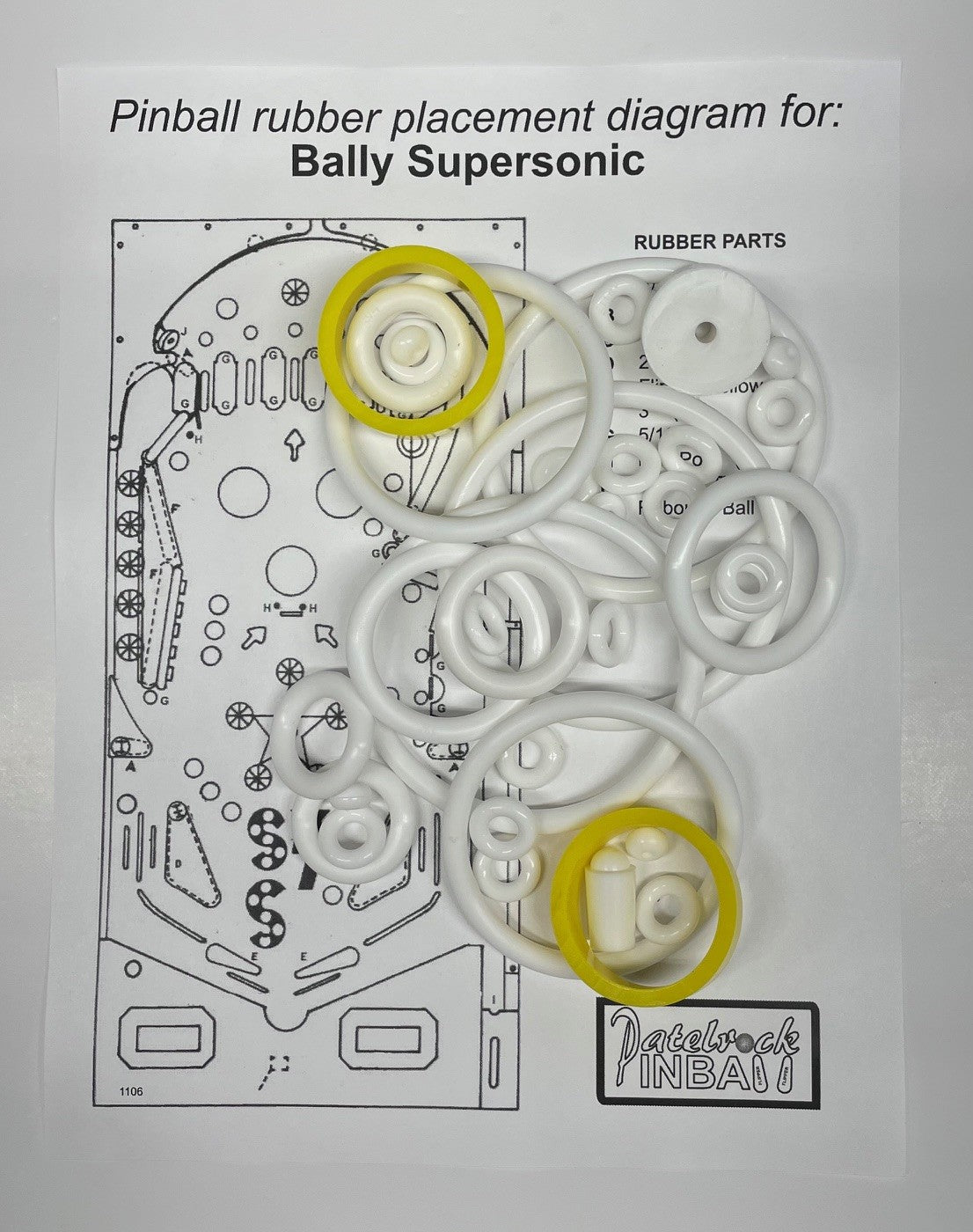 Bally Supersonic Pinball Machine Maintenance Kit