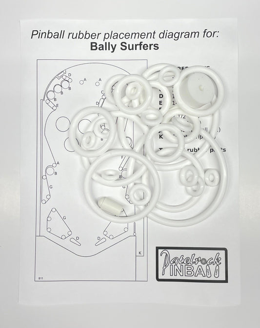 Bally Surfers Pinball Machine Maintenance Kit