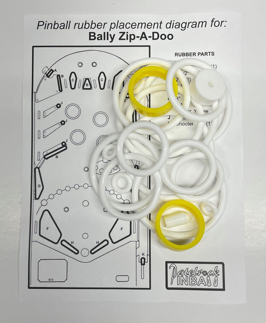 Bally Zip A Doo Pinball Machine Maintenance Kit