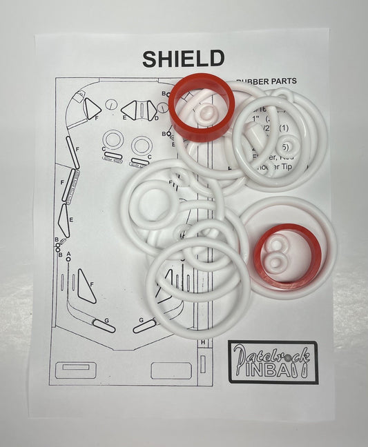 Barni Shield Pinball Machine Rubber Ring Kit