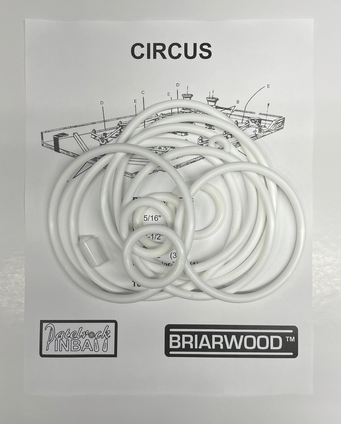 Briarwood Circus Pinball Machine Maintenance Kit