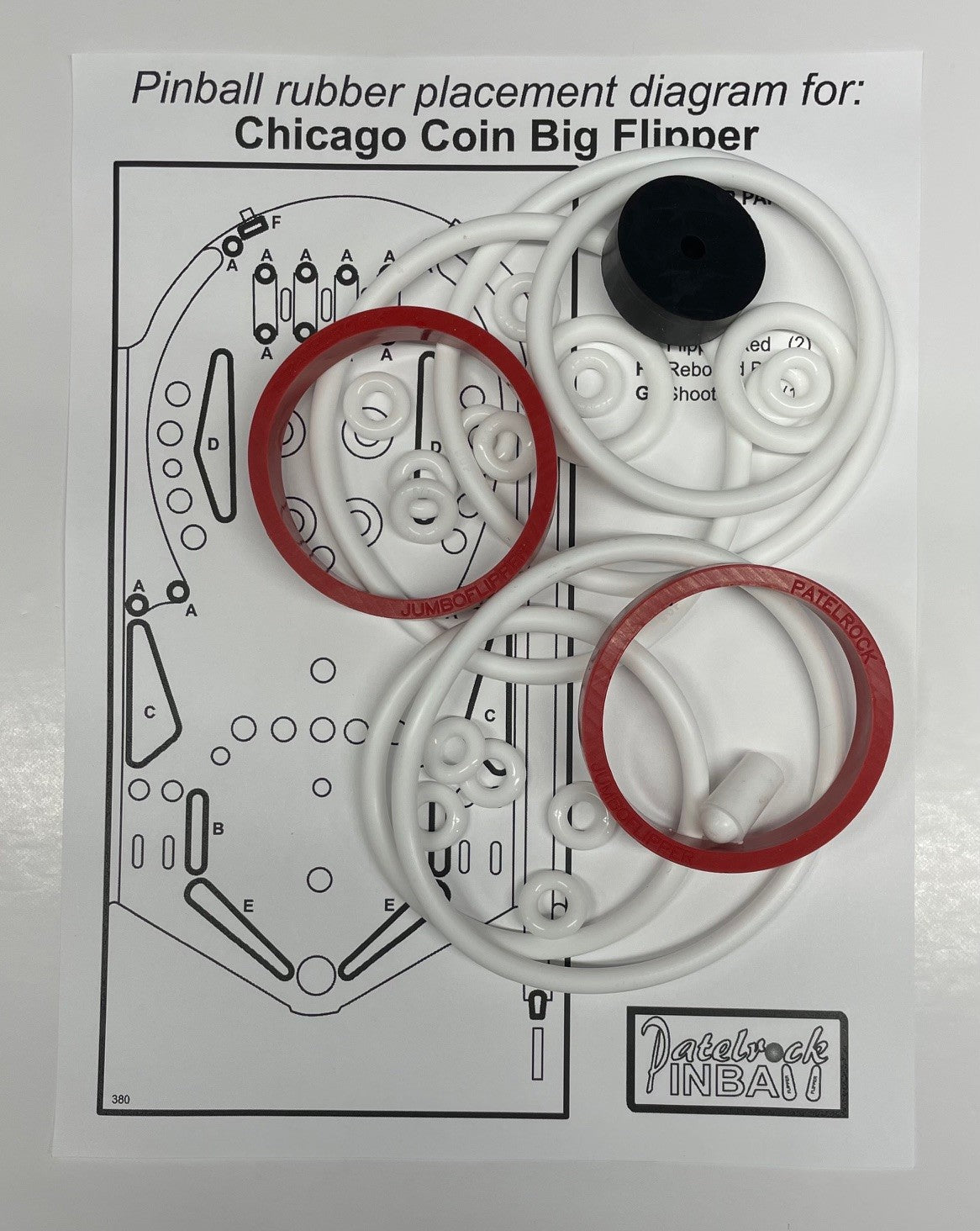 Chicago Coin Big Flipper Pinball Machine Maintenance Kit