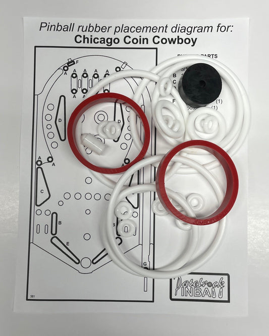 Chicago Coin Cowboy Pinball Machine Maintenance Kit
