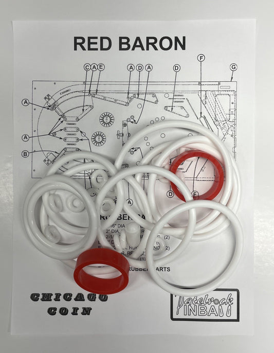 Chicago Coin Red Baron Pinball Machine Maintenance Kit