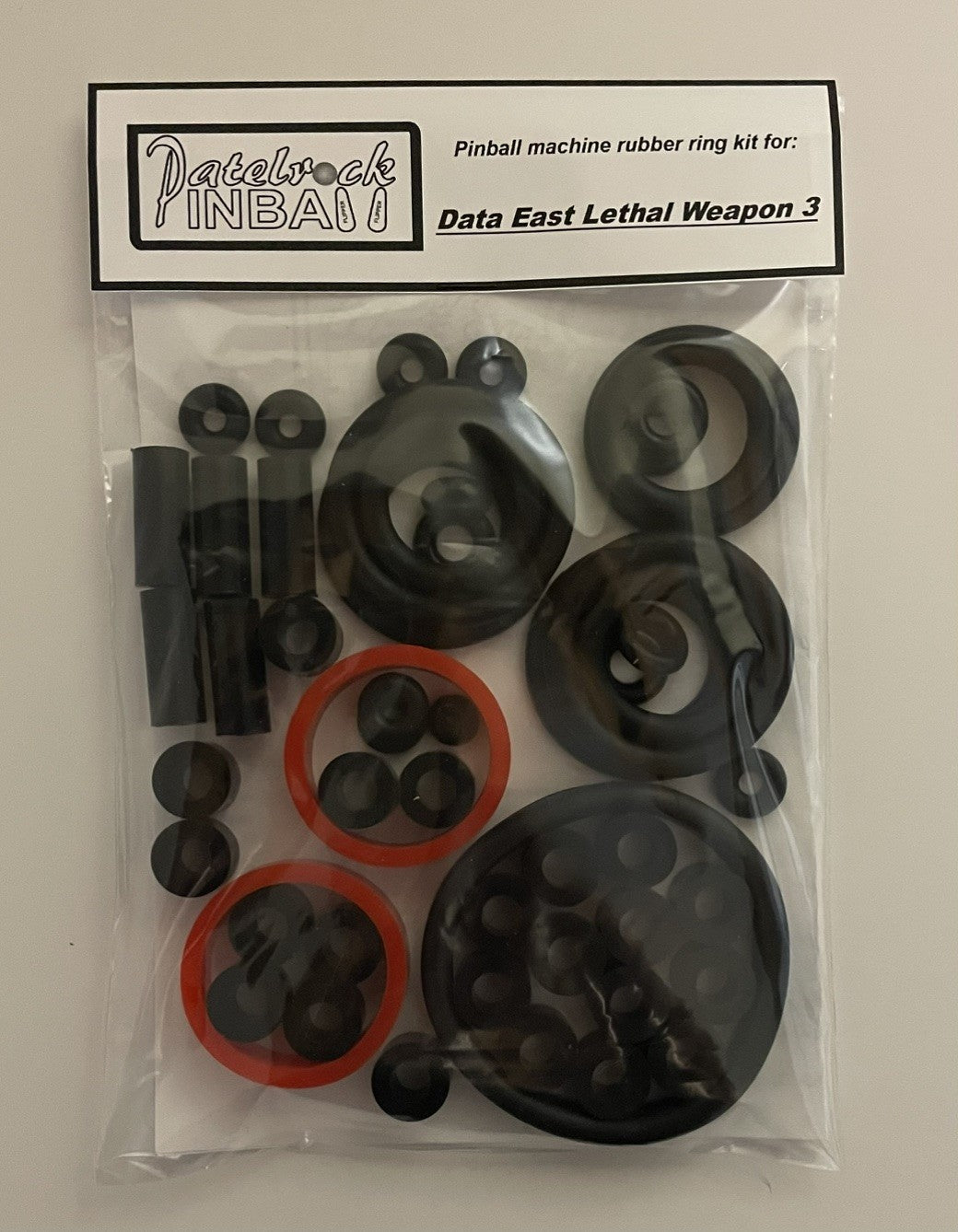 Data East Lethal Weapon 3 Pinball Machine Rubber Ring Kit