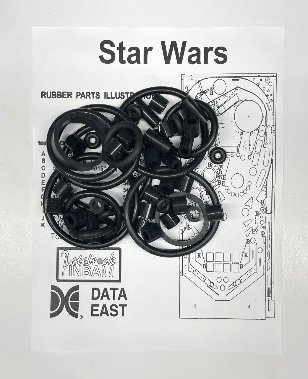 Data East Star Wars Pinball Machine Maintenance Kit